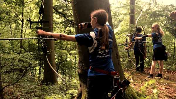 Feldbogen - Schussablauf - Steiler Bergabschuss