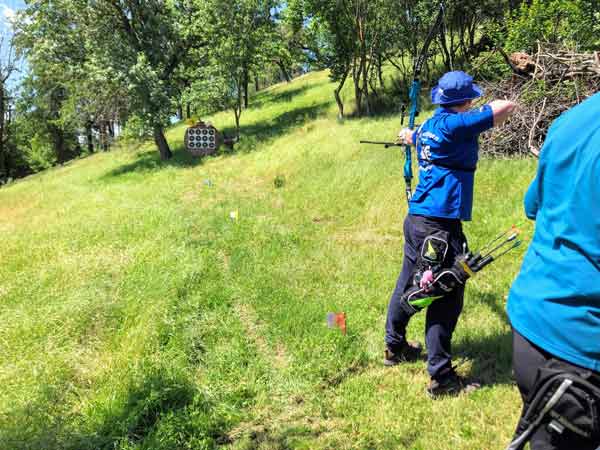 Feldbogen: Seitliche Hanglage