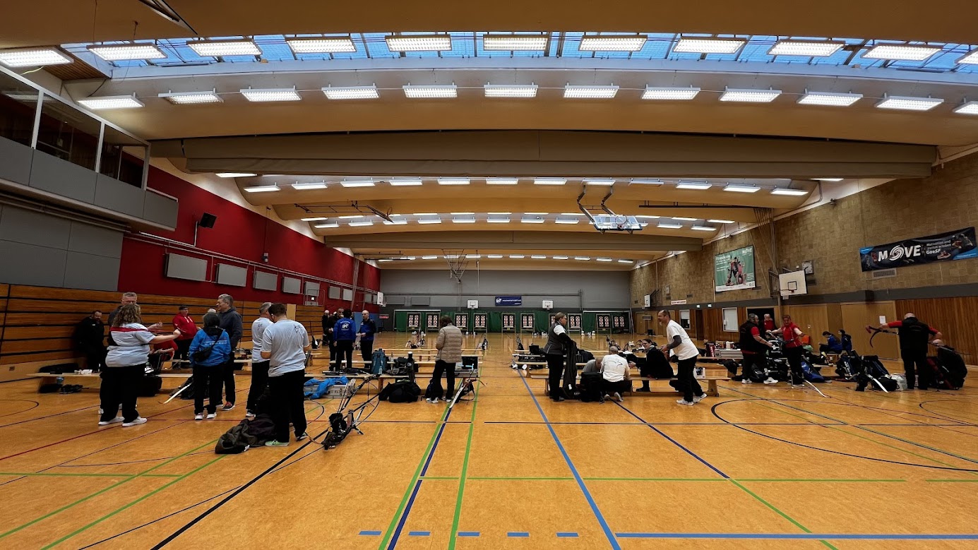 Freilufthalle für Bogentraining